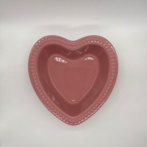 Chantal Heart Bowl Pink 3 Cup 0.7L Freezer Microwave Oven Dishwasher Safe